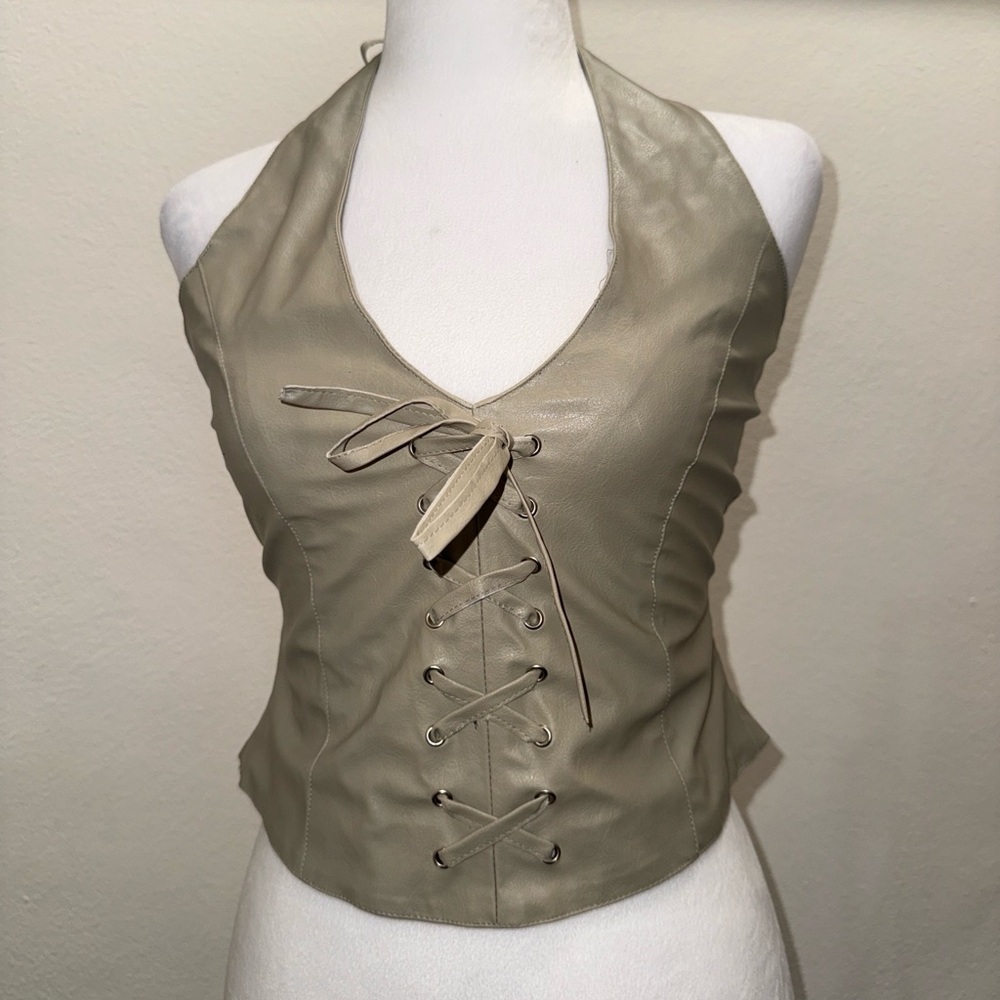 Vintage Y2K Pure Original Corset Halter Top
